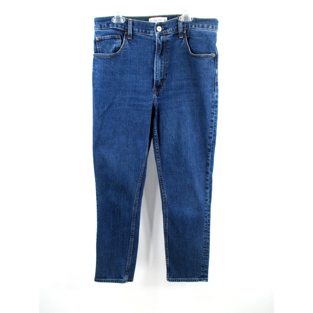 ABERCROMBIE & FITCH The Skinny High Rise Jeans Women 30/10S Blue Denim Stretch
